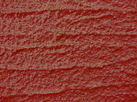 A red colored pedestrian grade non-slip coating
